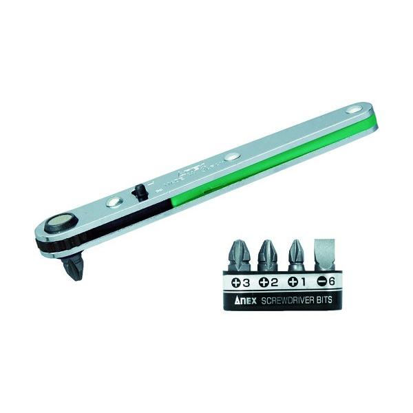 他サイト： アネックス(ANEX) アネックスストレート型オフセットラチェッ 5点の商品画像