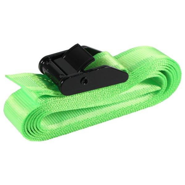 【特長】 レジャー用品でメジャーなサイズ。 【用途】 運搬時などの荷締めに。 家庭内や倉庫の荷崩れ防止に。 アウトドアやレジャーなどの固定結束に。 【仕様】 ・梱包サイズ:208×66×38mm ・質量:124g ・安全荷重:80kg ・最...