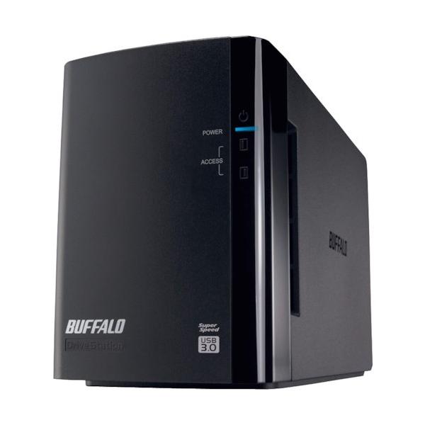 バッファロー ドライブステーション ミラーリング機能搭載 USB3.0用 外付けHDD 2ドライブモデル 4TB HD-WL4TU3/R1J 1個
