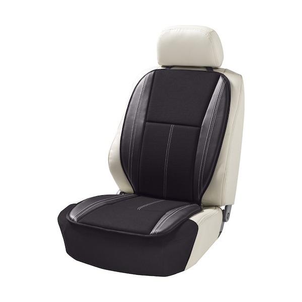 ボンフォーム シートクッション ベーシックレザーダブル BK 53450708 1個
