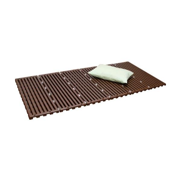 他サイト： ※法人専用品※蝶プラ工業 すのこベッドエアースリープ ブラウン 782405 1個の商品画像