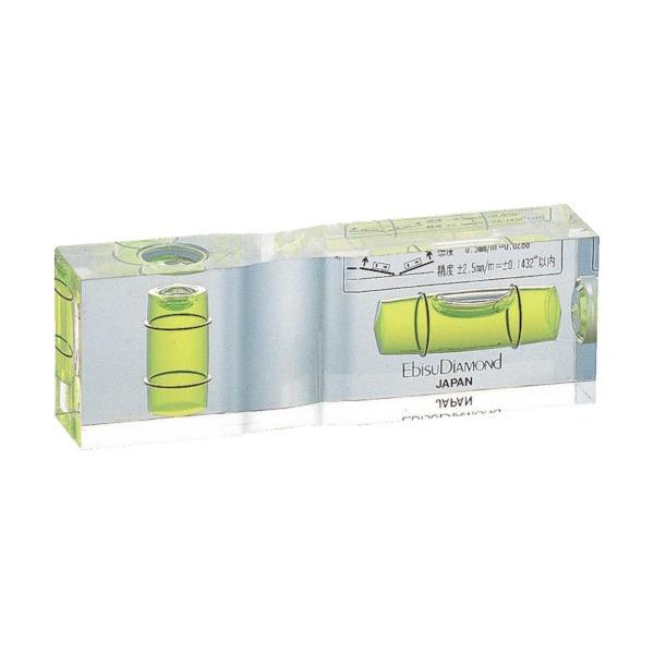 ■特徴 全面が測定面として使用できます。 透明なので透かして測れます。 小さくて携帯に便利です。  ■用途 水平・垂直・直角測定に。  ■材質 本体：アクリル樹脂（PMMA） 水平器・水準器用オプション  【サイズ】 75mm 【入数】 1...