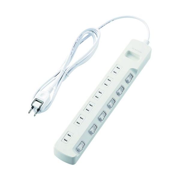 他サイト： エレコム 省エネタップ 個別スイッチ 6個口 ホワイト 2m T-E5A-2620WHの商品画像