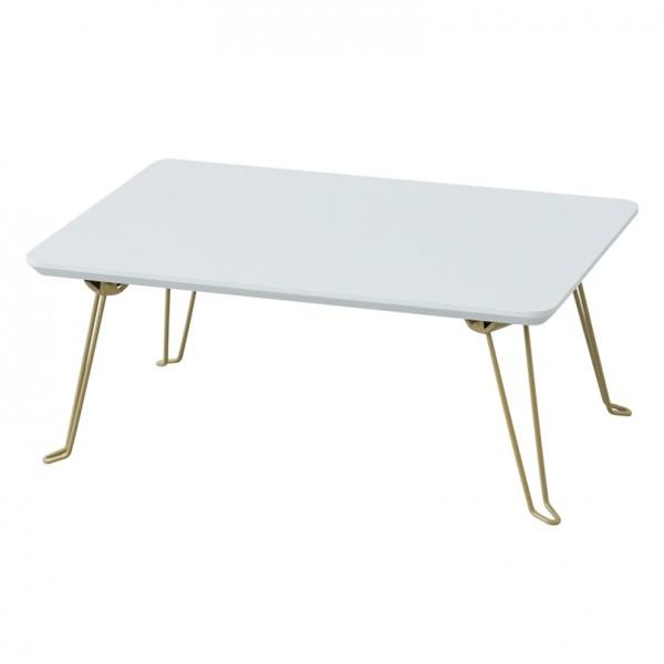 ●自分らしさを楽しむニーナテーブル。 ●ニュアンスカラーの天板にゴールド調の脚が目を惹く折りたたみテーブル。 ●やさしく落ち着いた印象でインテリアになじみやすくお部屋をよりお気に入りの空間に。 ●光沢が美しい鏡面加工でお手入れしやすい天板。...