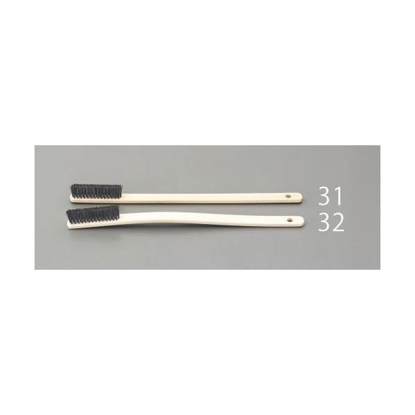 ●行数…4行 ●柄形状…曲 ●毛丈…15mm ●ブラシサイズ…12×65mm ●全長…295mm ●重量…23g ●ブラシ材質…豚毛 ●柄材質…竹 ●用途…部材の洗浄に使用。 ●洗浄、掃除、接着剤の塗布にも便利。   【サイズ】 295mm...