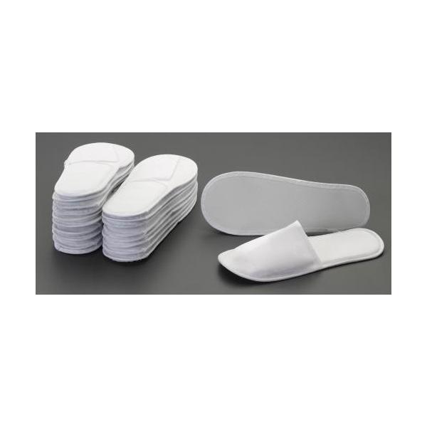 エスコ(esco) ポリエステル製スリッパ(10足) EA910SY-27 10個