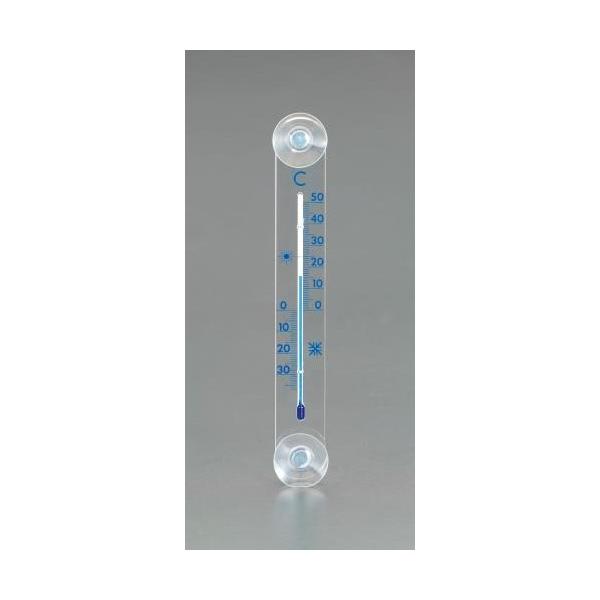 ●窓ガラスの外に付け、室内より見て下さい。 ●測定範囲:-30〜+50℃ ●吸盤2個付 ●材質:プラスチック ●サイズ:30(W)×15(D)×200(H)mm 棒状温度計 棒温度計  【入数】 1 EA728GH1