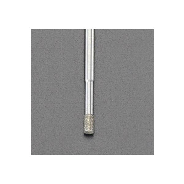 ●外径…1.5mm ●首下長…10mm ●刃長…5mm ●全長…45mm ●粒度…＃200 ●シャンク径…3mm ●砥粒…ダイヤモンド ●用途…超硬合金やセラミックの内径の仕上加工に ●母材材質…焼き入れ鋼 ●耐熱温度…800℃ ●被削材…...