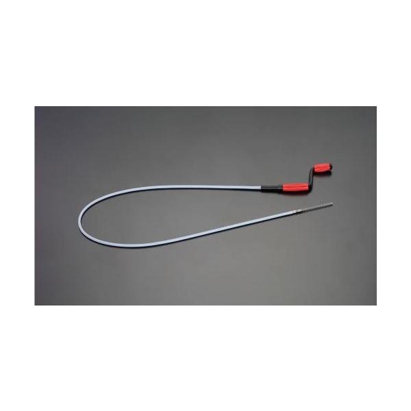 ●ビニール被覆により耐久性があります。 ●材質:ケーブル:スチール(PVCコーティング)、ハンドル:PE、先端:スチール ●先端サイズ:φ7×110mm ●清掃可能パイプ径:25〜51mm ●ケーブルサイズ(mm):φ8×3000   【サ...