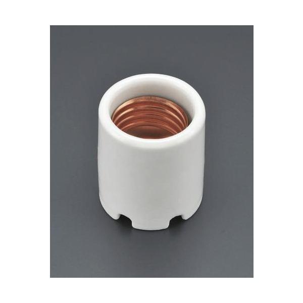 ●定格容量…6A・300V ●受金…E26 ●サイズ…φ38×43mm ●取付ピッチ…21mm ●磁器製   【サイズ】 直径38×43mm 【入数】 1 EA940C33