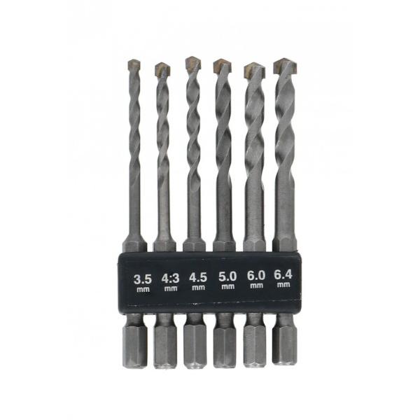 他サイト： 高儀 六角軸 コンクリートドリル 6本組の商品画像