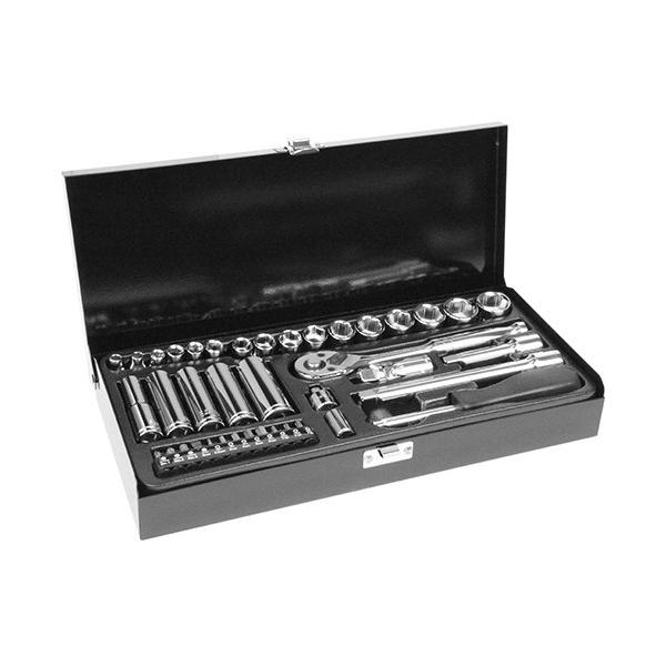 藤原産業 E-Value(イーバリュー) ソケットレンチセット ESR-2340 藤原産業 ソケットレンチセット ESR-2340M 1点 : DIY FACTORY ONLINE
