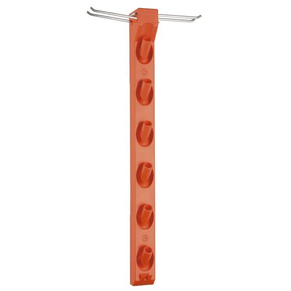■スペック 長さ:60cm 使用用途:壁掛け式縦型ツールラック。 GARDENAコンビシステムのツールヘッドやハンドルを最大6点まで収納可能 保冷庫 貯蔵庫 低温貯蔵庫 ガルディナ  【カラー】 オレンジ 【入数】 1点 0350020