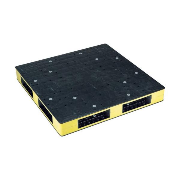 ■特徴 サイドカラーによりフォークリフトの爪の差し込み位置が視認しやすいです。  ■仕様 両面四方差し  ■材質 再生ポリプロピレン（PP）  【入数】 1点 HBR41111SCBKY