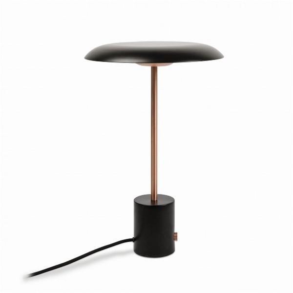 �S�[���L�A�C�����h HOSHI LED Black and brushed copper table lamp �u���b�N�E�R�b�p�[ 260×400×2
