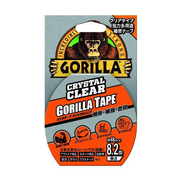 他サイト： ザ ゴリラグルーカンパニー ゴリラテープ クリスタルクリア クリスタルクリア 48mm×8.2m 1778の商品画像
