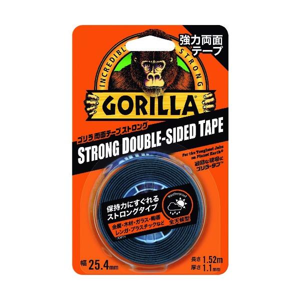 他サイト： ザ ゴリラグルーカンパニー ゴリラ両面テープ ストロング 25.4mm×1.52m 1779の商品画像