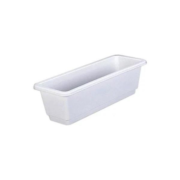 グリーンパル（GREEN PAL） プランター 目皿付 ホワイト D-650 : DIY