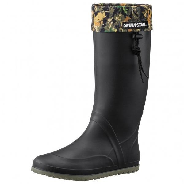 グリーンクロス レインブーツ キャプテンスタッグ CS-05 ブラック L 6300070288 1足