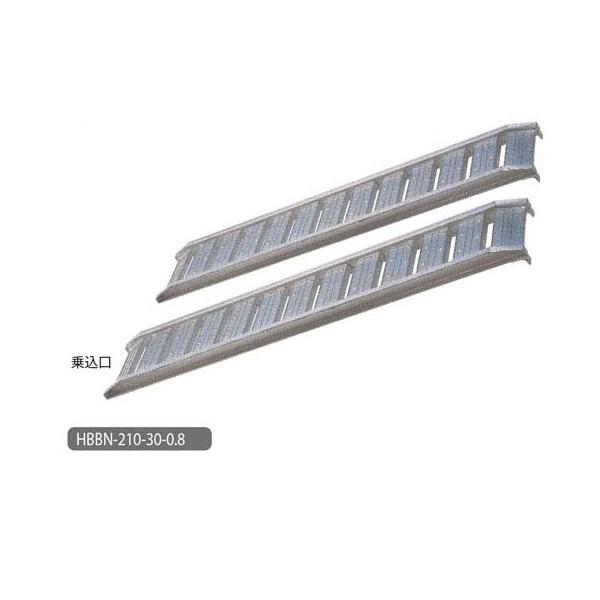 ジ133/ 長谷川工業 (株) アルミブリッジ HBBN-180-25-0.5 500kg/セット 長谷川工業 ※法人専用品※長谷川工業 アルミブリッジ 歩行用農機専用