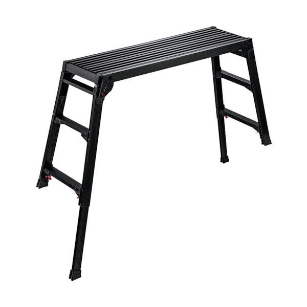 ■特徴 幅広天板と脚部伸縮で足元の安心感も抜群です。 約31ｃｍまでの段差を解消できます。（DRSWB-1200は約22cm）  ■用途 一般ご家庭での日曜大工、内外装補修作業、洗車作業、アウトドア用テーブル等に最適です。  ■仕様 Aマー...