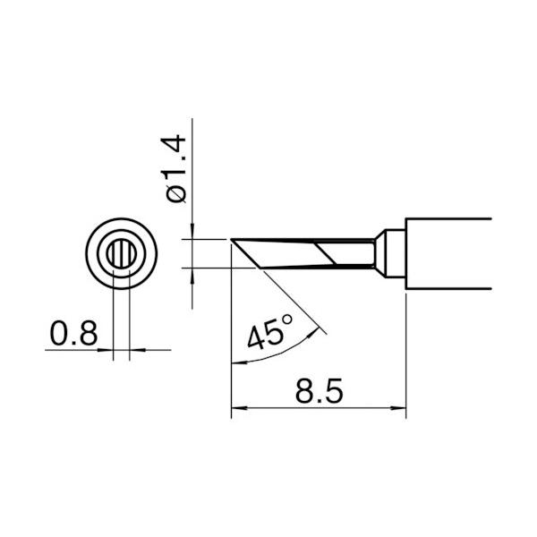 白光 こて先／ＫＮ型 T30-KN