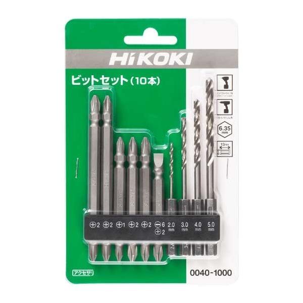 他サイト： HiKOKI(ハイコーキ) ビットセット 10本入 0040-1000 10本の商品画像