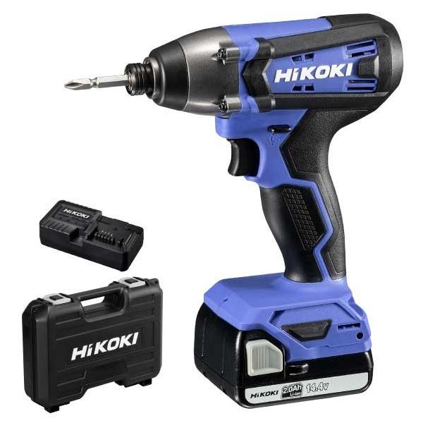 他サイト： HiKOKI(ハイコーキ) 14.4V コードレス インパクトドライバ 2.0Ah バッテリー×1個 充電器 ケース付 FWH14DF (BG) 1台の商品画像