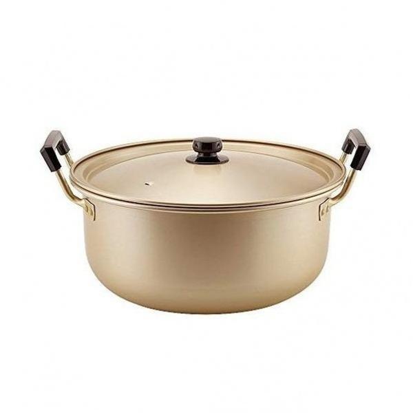 北陸アルミ 両手鍋 44cm [ガス火専用] 軽量 純しゅう酸 味づくし 日本製 Amazon｜北陸アルミ 両手鍋 30cm [ガス火専用] 軽量 純しゅう酸