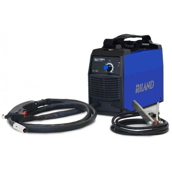 Riland 溶接機 RILAND 100Vインバータノンガス半自動溶接機MIG100E ブルー&ブラック