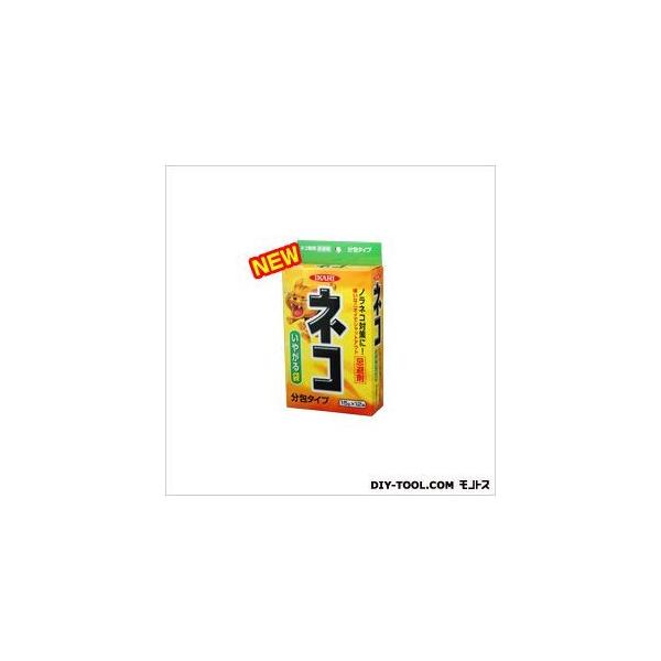 車庫や玄関、ゴミ置場や花壇のまわりに置いてネコ対策 砂粒タイプがまきにくい場所に！ 特長 臭いに敏感なネコが大変嫌う臭気を持つ香料を配合した忌避剤です。 分包タイプなので、設置しやすく後処理も簡単です。 効果は、1〜2週間持続します（使用状...