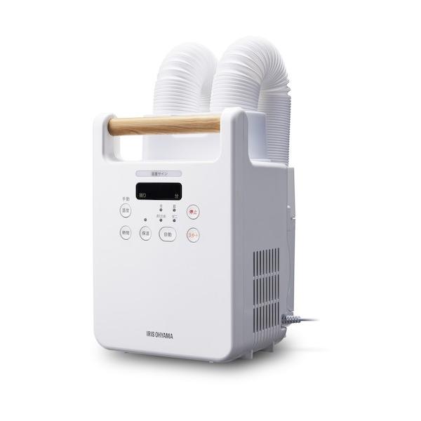 ■特徴 ふとん2組を同時に乾燥やあたためのできる、ツインノズルのふとん乾燥機カラリエです。 ツインノズルでより広範囲にあたためるので、1組で使うときは胸元・足元をより早くあたため乾燥します。 ハンドルが木目調になり、更にフラットな操作ボタン...