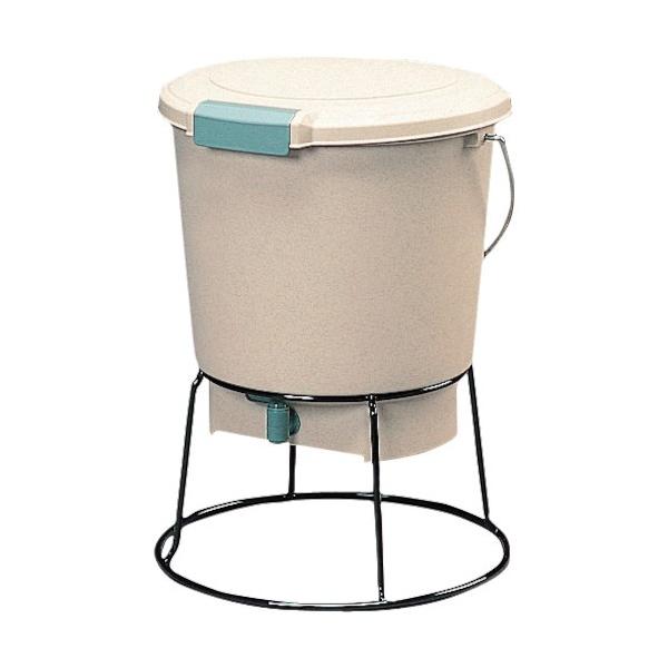 ■特徴 ＥＭ菌（有効微生物群）の嫌気発酵を利用して生ゴミを一次発酵させる密閉容器です。一次発酵後の生ゴミを土に混ぜる（二次発酵）ことによって、有機肥料になります。発酵中に出てくる液体も液肥として使用できます。液肥を抜くためのコックと密閉性と...