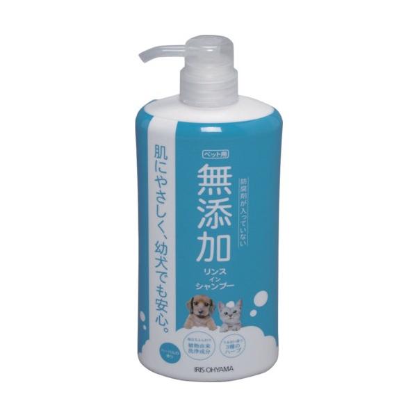他サイト： アイリスオーヤマ 無添加リンスインシャンプー 600ml 60 x 90 x 220 mm MRS-600の商品画像