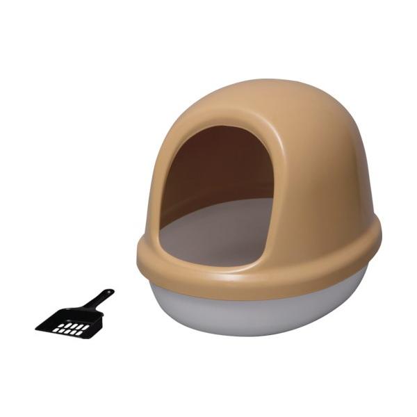 他サイト： アイリスオーヤマ ネコのトイレフルカバー 三毛 394 x 500 x 390 mm P-NE-500-Fの商品画像