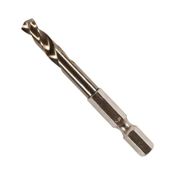 【特長】 ●ブレにくく使いやすいショートサイズ。 ●コバルトハイス鋼使用で長寿命。 ●刃先シンニングと最適ネジレ角で鋭い切れ味。 【用途】 ステンレスの穴あけ作業等。 【仕様】 ・サイズ:70×6.35×6.35mm ・質量:13g ・仕様...