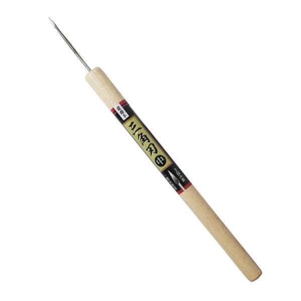 鏡獅子 鏡獅子 きり 三角刃 中(木柄) 1個