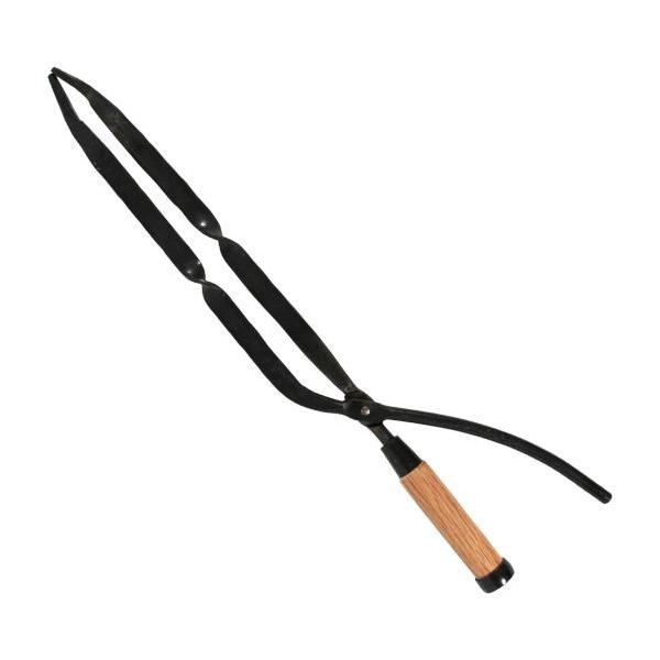 【用途】 薪をつかむのに。 たき火、キャンプファイヤーなどで活躍します。  【仕様】 ・刃長:300mm ・本体サイズ:420×80×20mm ・重量:365g   【サイズ】 300mm 【入数】 1個