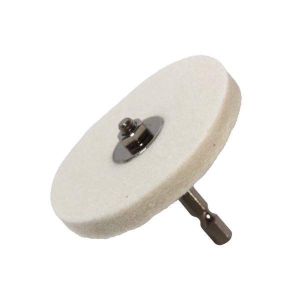 BIGMAN 六角軸付フェルトバフ 75mm D-717 1個