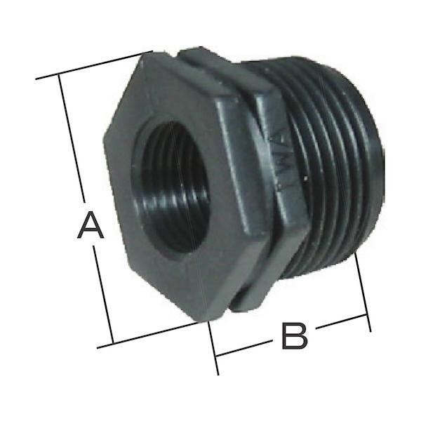 岩崎製作所 樹脂(PP)製 ブッシング 49BUS5040P