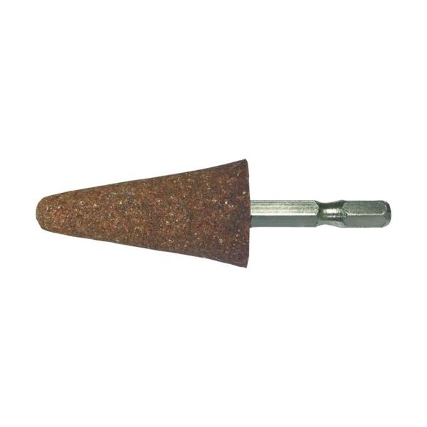 他サイト： イチネンMTM リリーフ 軸付砥石 金属用 傘型 27807の商品画像