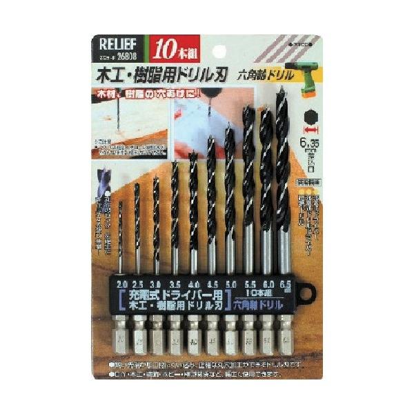 他サイト： イチネンMTM リリーフ 木工・樹脂用ドリル刃 26808の商品画像