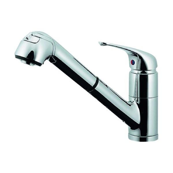 カクダイ シングルレバー引出し混合栓 118-049 (水栓金具) 価格比較 カクダイ KAKUDAI シングルレバー引出し混合栓 118-049