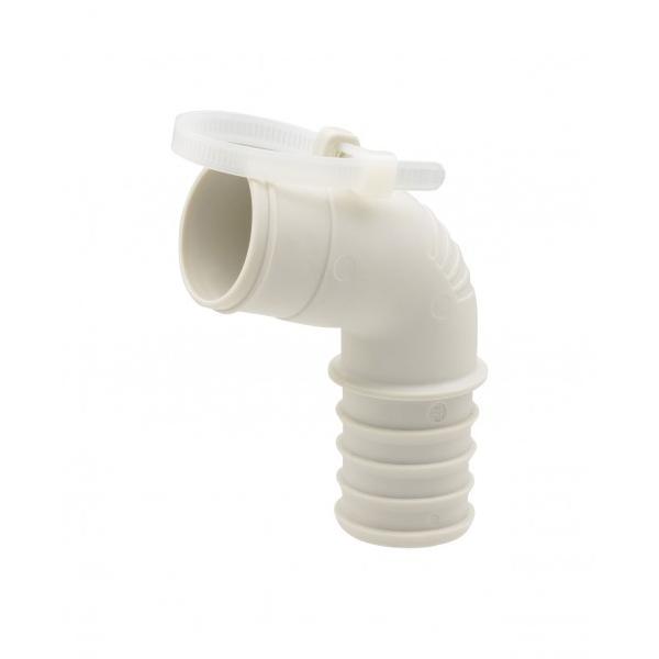 他サイト： カクダイ これカモ 洗濯機排水口接続トラップ用 エルボ バンド付き (洗濯機パントラップ 簡単取付) 排水口内径36ミリ GA-LF026の商品画像