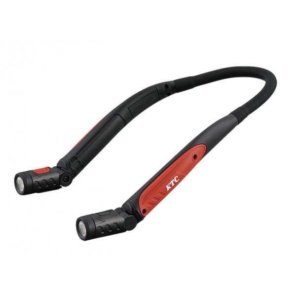 (特長) ●首にかけて使用することができるため、暗所でも作業箇所を照らし両手で作業可能です。 ●首部分のネックバンドはフレキシブルに動くため、フィット感が調整可能です。 (用途) ●工場やガレージなど屋内暗所、夜間の工事現場などを照らすLE...