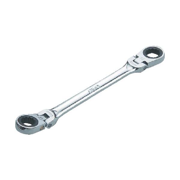 KTC ラチェットめがねレンチ(両頭型首振りタイプ) 22X24mm MR1-2224F 1本