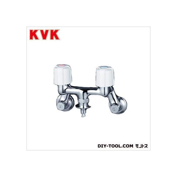 KVK 2ハンドル混合栓(とめるぞう付(緊急止水機能付))(寒冷地用