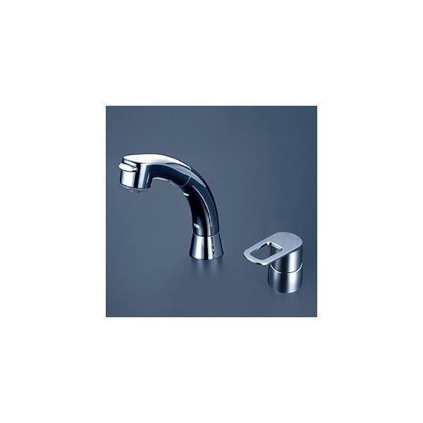 KVK シングル洗髪シャワー(eレバー)(寒冷地用) FSL121DZET (水栓金具