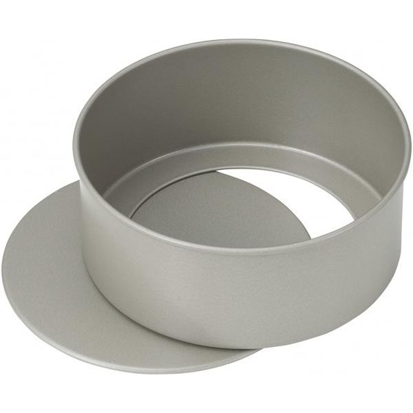 他サイト： 貝印 かんたんホールケーキ型12cm(底取れタイプ) 120×120×50mm DL6101の商品画像