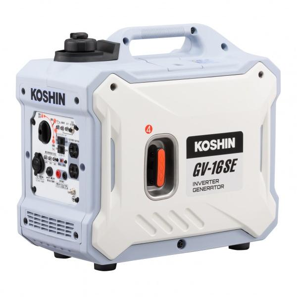 インバーター発電機 コーシンGV-16SE 【新品、未開封】、ガソリン、工進 工進（KOSHIN） インバーター発電機 ガソリン 白.青 GV-16SE 1台 : DIY